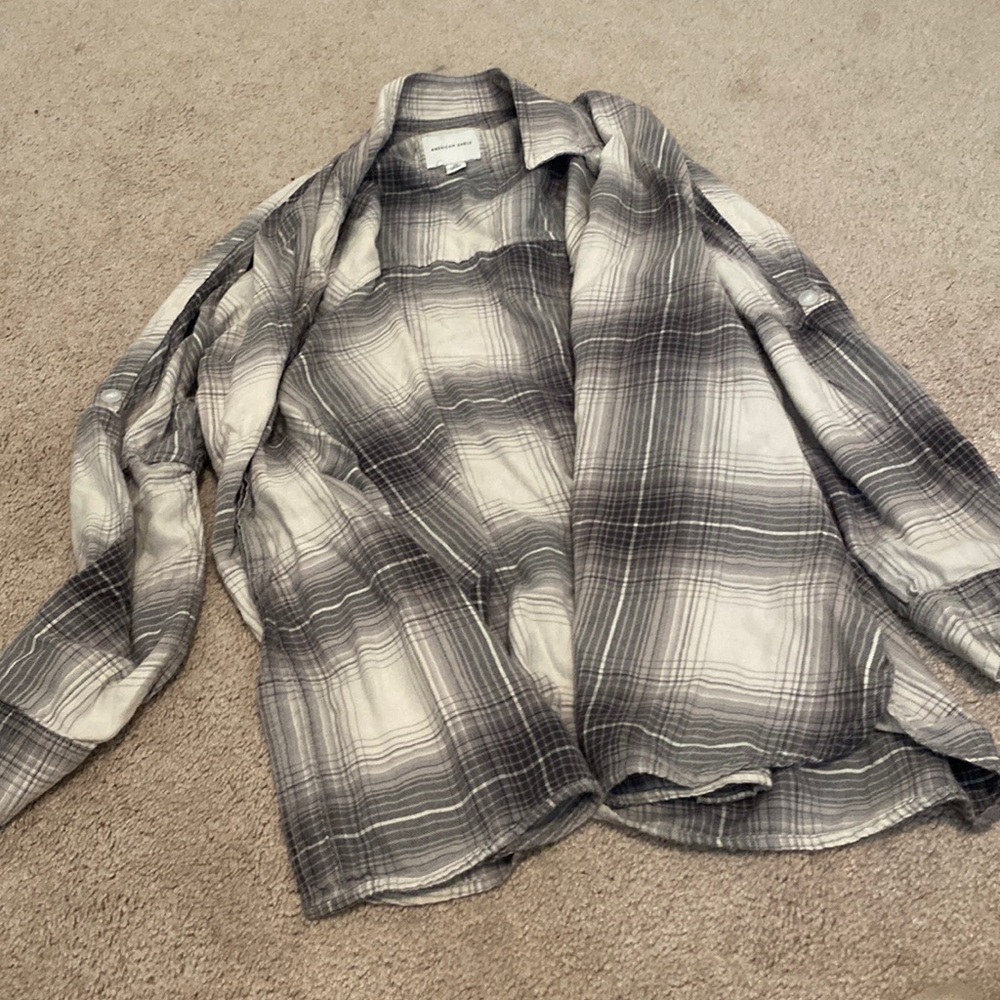 American eagle, black cardigan, XXS.